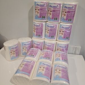 New in Package 17 × 100 Sheet Rolls Bamboo Cloth Diaper Liners, Felicity